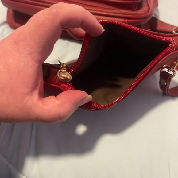 Girls Bowknot Cute Leather Backpack Mini Backpack Purse for Women (Red) (2 pcs) - Picture 11 of 14